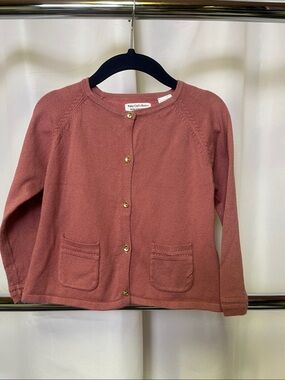 Zara Girls Mauve Cardigan Sweater - size 2-3 years